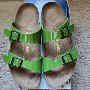 Birkenstock Green Sandals with Adjustable Straps